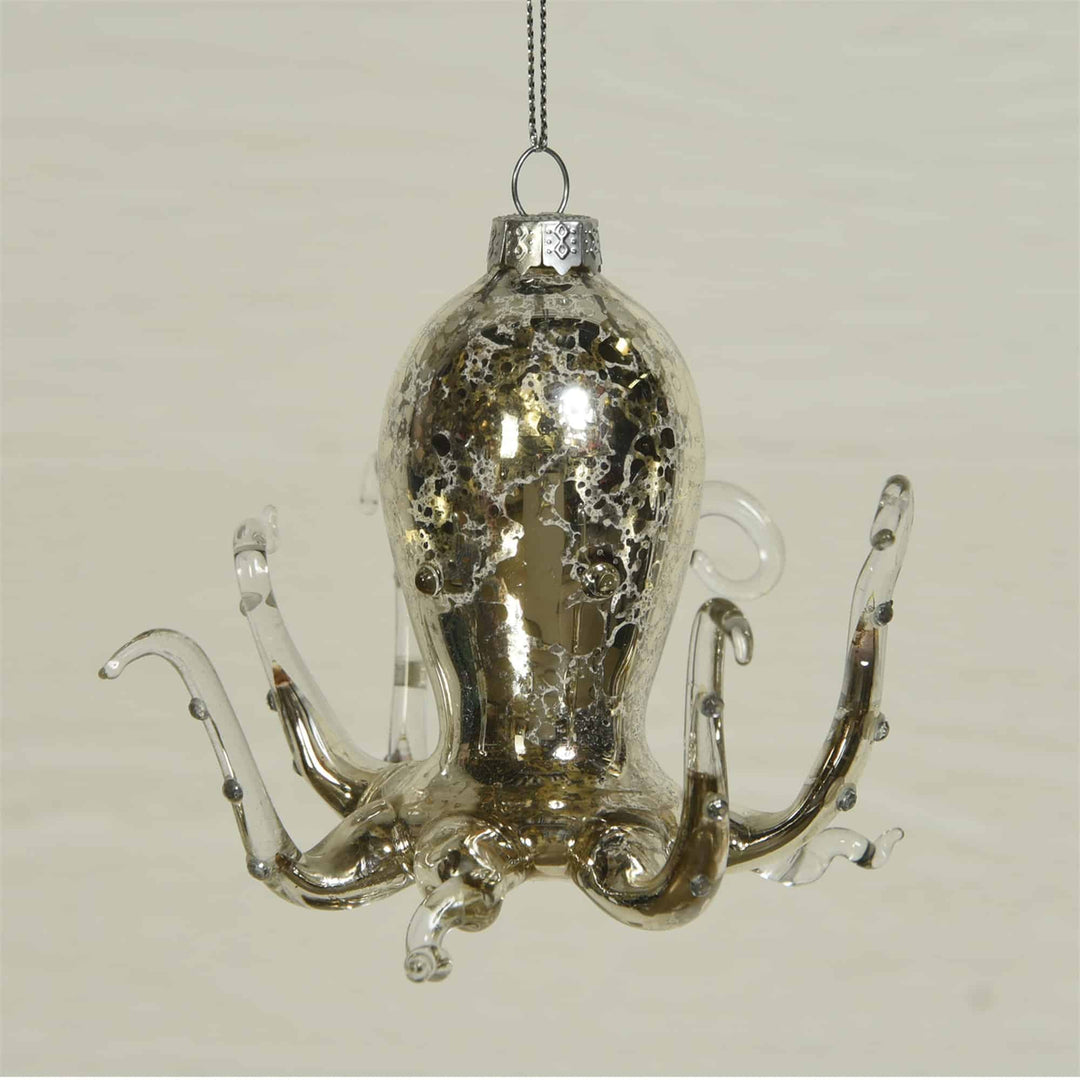 GLASS OCTOPUS ORNAMENT - Kingfisher Road - Online Boutique