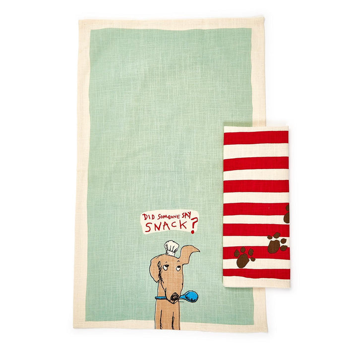 TEA TIME DISH TOWEL SET OF 2 - Kingfisher Road - Online Boutique