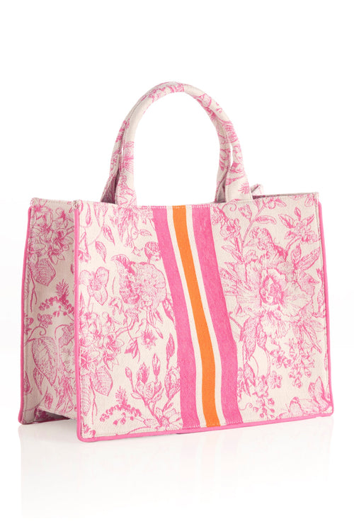 LUMA TOTE-PINK - Kingfisher Road - Online Boutique