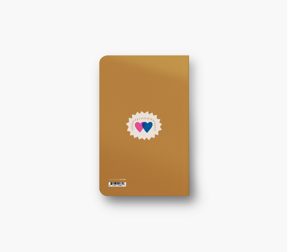 LOVE POWER FLAT LAY NOTEBOOK - Kingfisher Road - Online Boutique