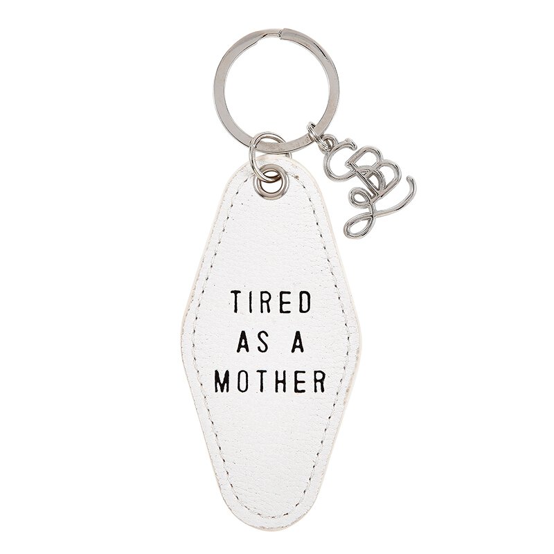 TIRED AS A MOTHER MOTEL KEY CHAIN - Kingfisher Road - Online Boutique