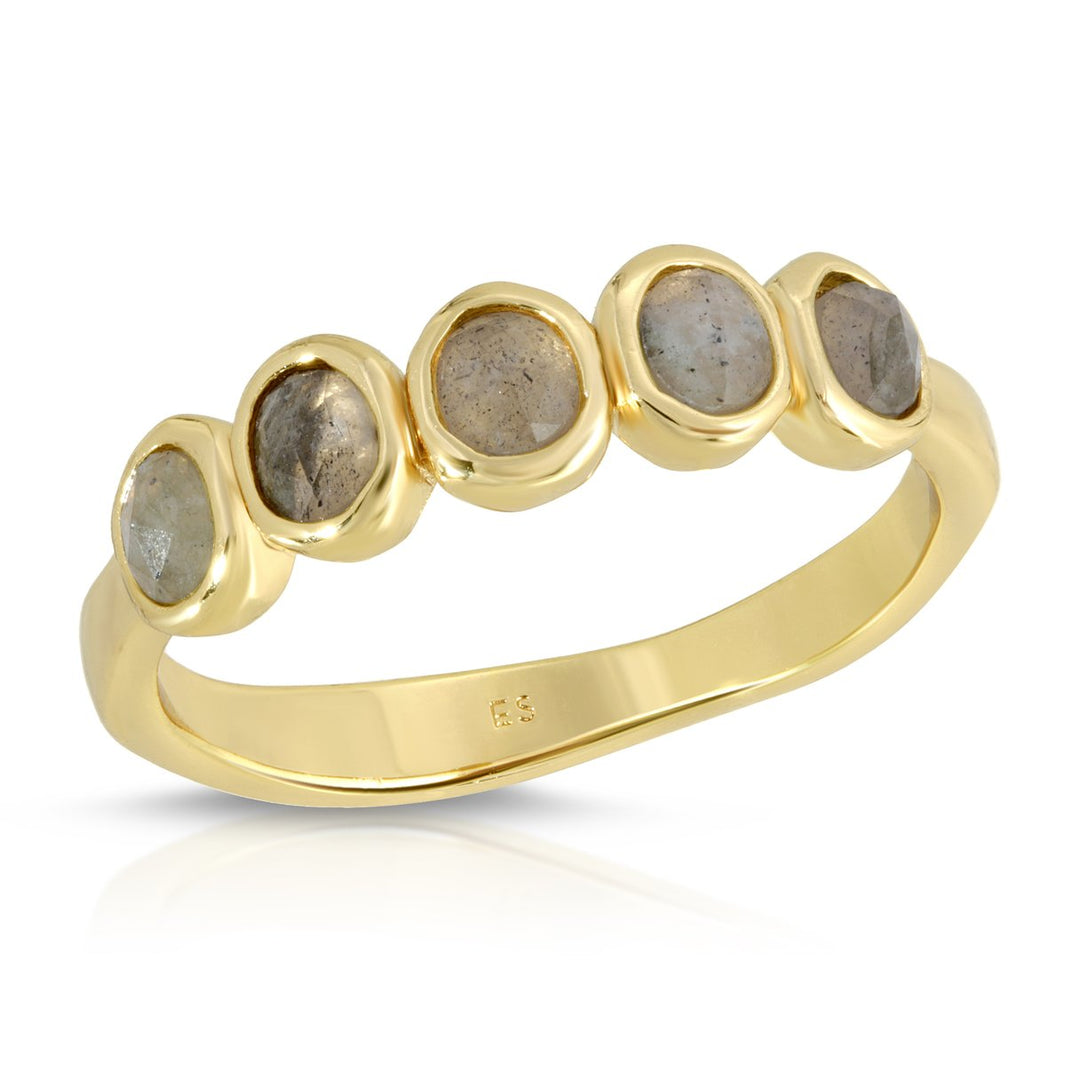 SCULPTED GEMSTONE RING - Kingfisher Road - Online Boutique