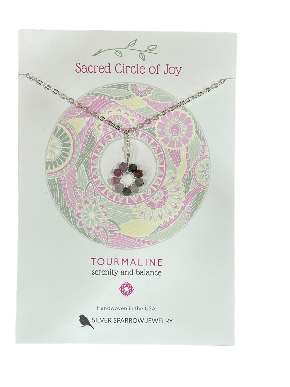 SACRED CIRCLE NECKLACE-SILVER