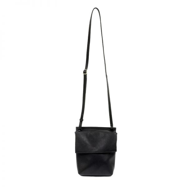 AIMEE FRONT FLAP CROSSBODY-BLACK - Kingfisher Road - Online Boutique