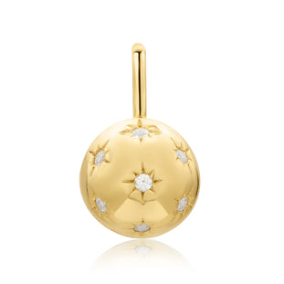 PAVÉ STAR SPHERE CHARM-GOLD - Kingfisher Road - Online Boutique