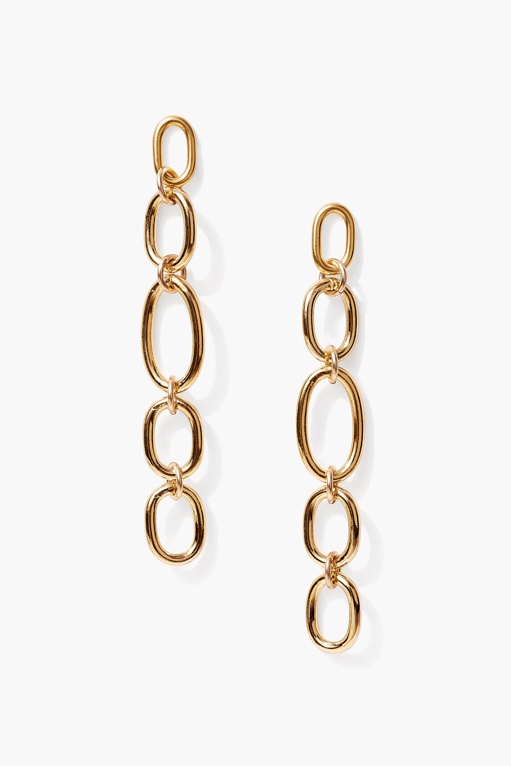 GOLD CHAIN LINK EARRINGS - Kingfisher Road - Online Boutique