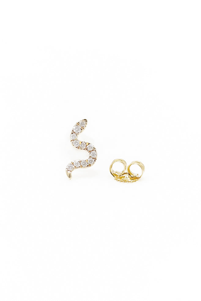 .06ct DIAMOND SNAKE STUD - Kingfisher Road - Online Boutique