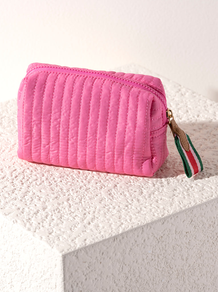 EZRA SM BOXY COSMETIC POUCH - PINK - Kingfisher Road - Online Boutique