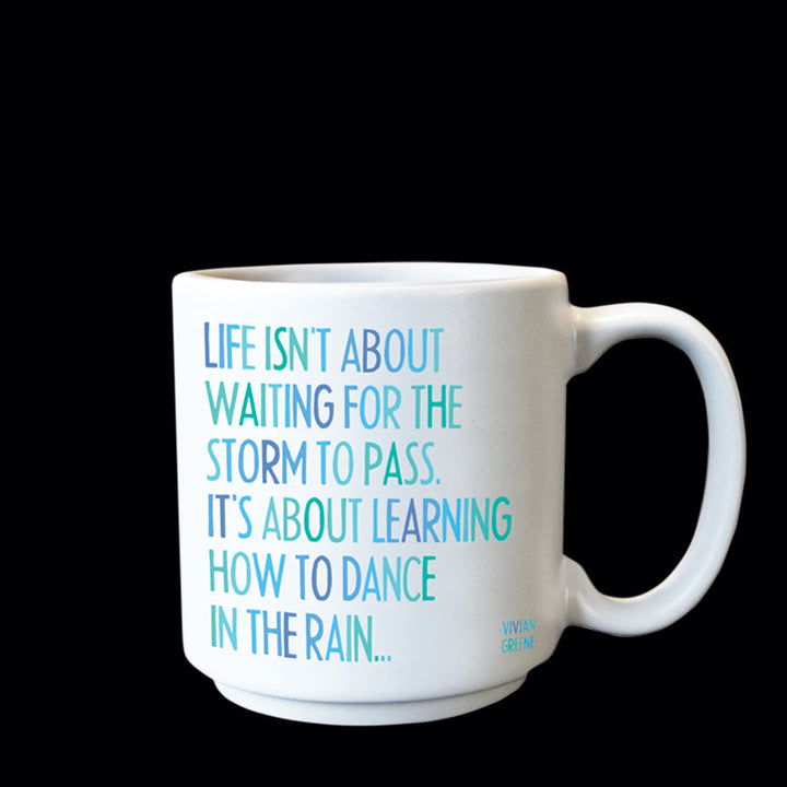 HOW TO DANCE IN THE RAIN MINI MUG - Kingfisher Road - Online Boutique