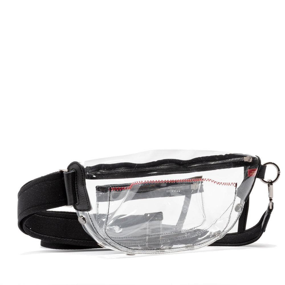 CHARLES CROSSBODY CLEAR - BLACK/GUNMETAL - Kingfisher Road - Online Boutique