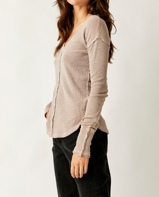 SAIL AWAY LS SOLID-CASHMERE - Kingfisher Road - Online Boutique