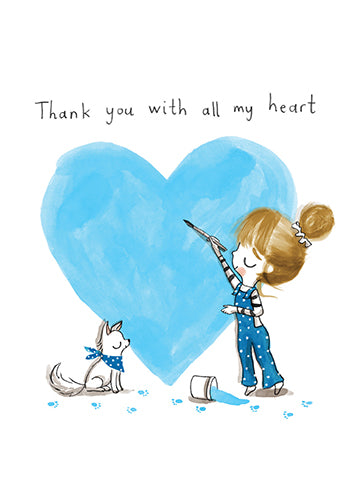 ALL MY HEART-THANK YOU - Kingfisher Road - Online Boutique
