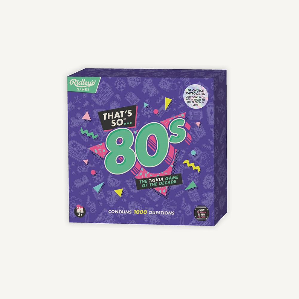 THAT’S SO 80’S QUIZ GAME - Kingfisher Road - Online Boutique