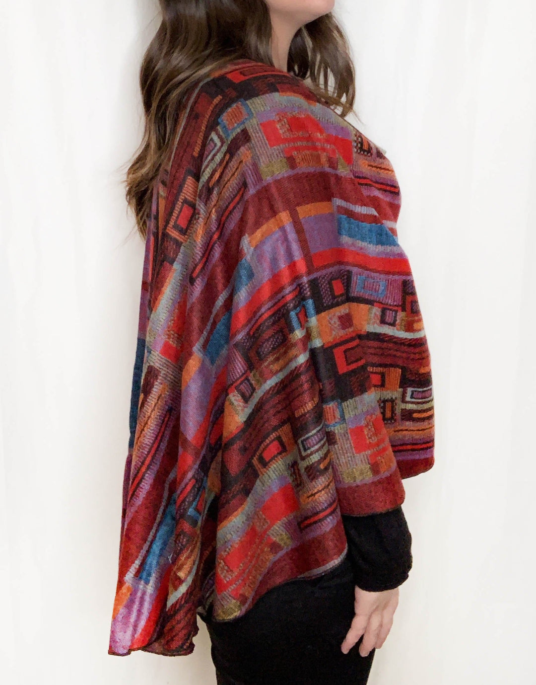 CASHMERE SHAWL WITH SHOULDER LOOP - Kingfisher Road - Online Boutique