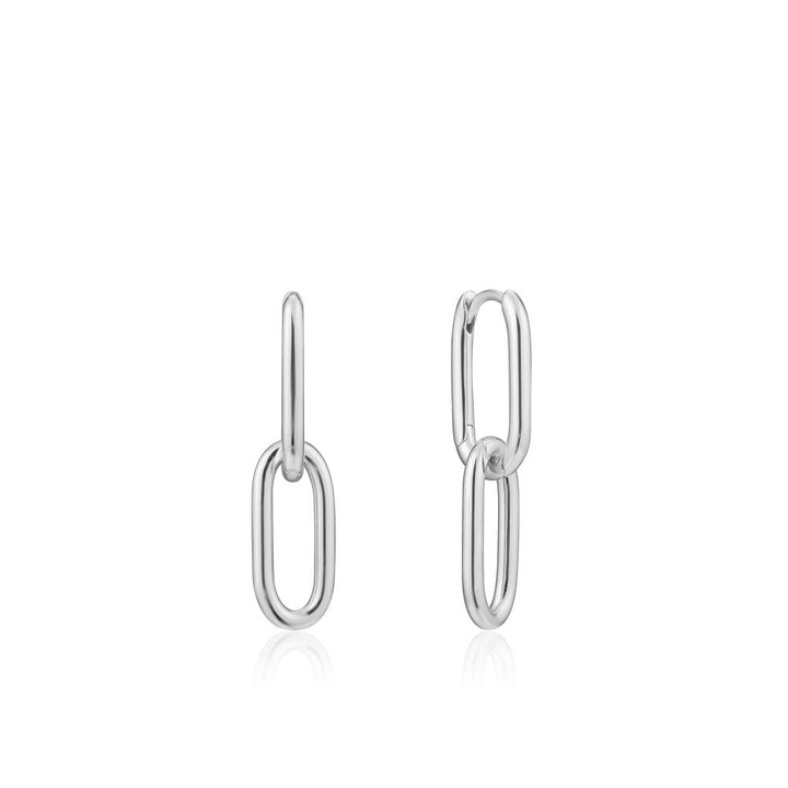 Kingfisher Road Ania Haie CABLE LINK EARRING-Silver
