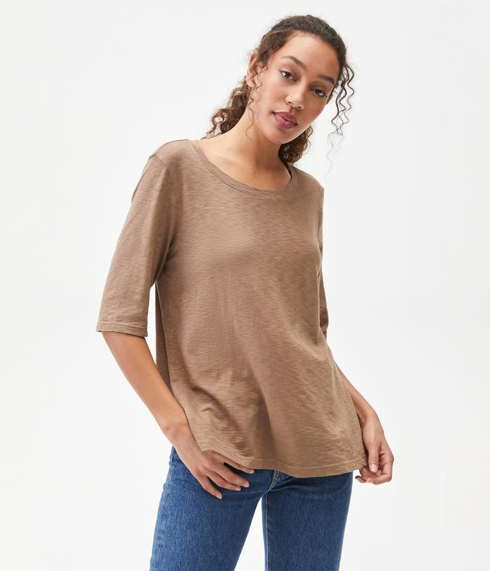 WOODCHIP-DUA ELBOW SWING TEE - Kingfisher Road - Online Boutique