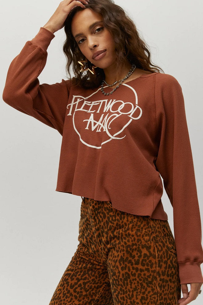 FLEETWEOOD MAC LONG SLEEVE THERMAL-SABLE - Kingfisher Road - Online Boutique