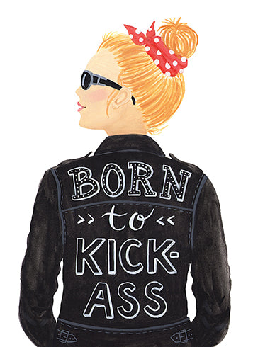 BORN TO KICK ASS BIRTHDAY - Kingfisher Road - Online Boutique