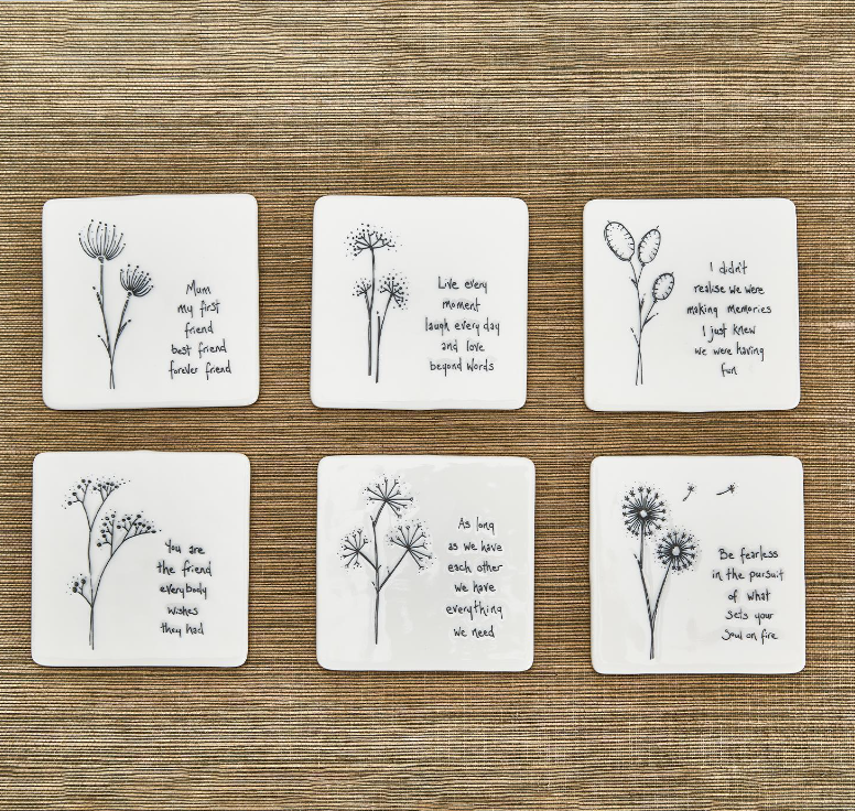 FLORAL COASTERS - Kingfisher Road - Online Boutique