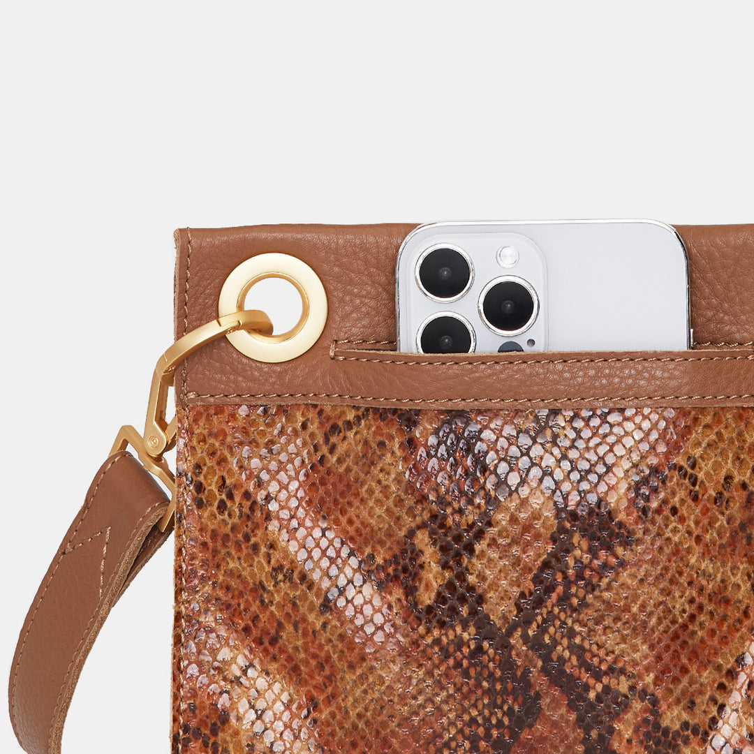 TONY SML-CENTERPIECE SNAKE/BRUSHED GOLD - Kingfisher Road - Online Boutique