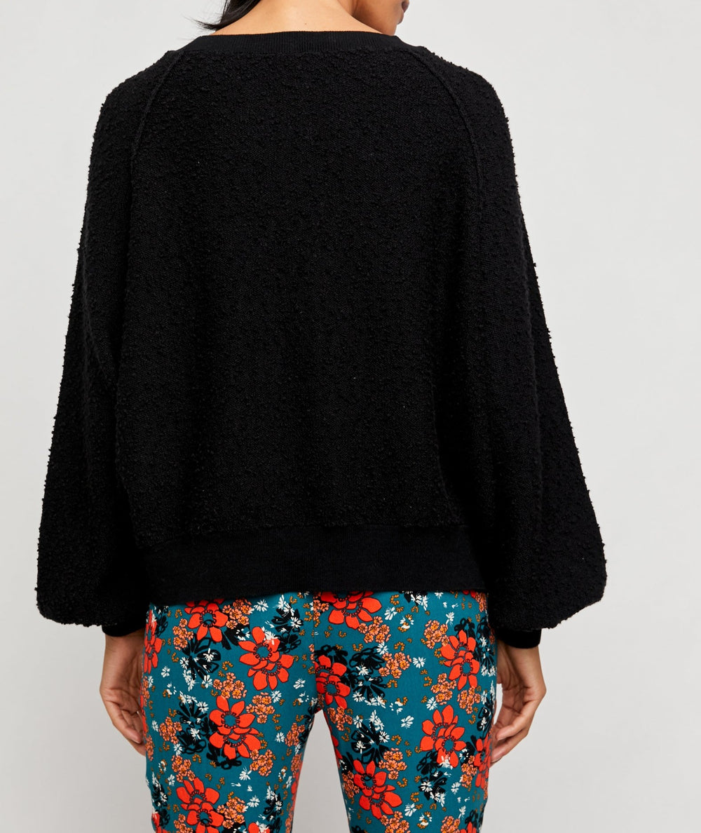 FOUND MY FRIEND PULLOVER-BLACK - Kingfisher Road - Online Boutique