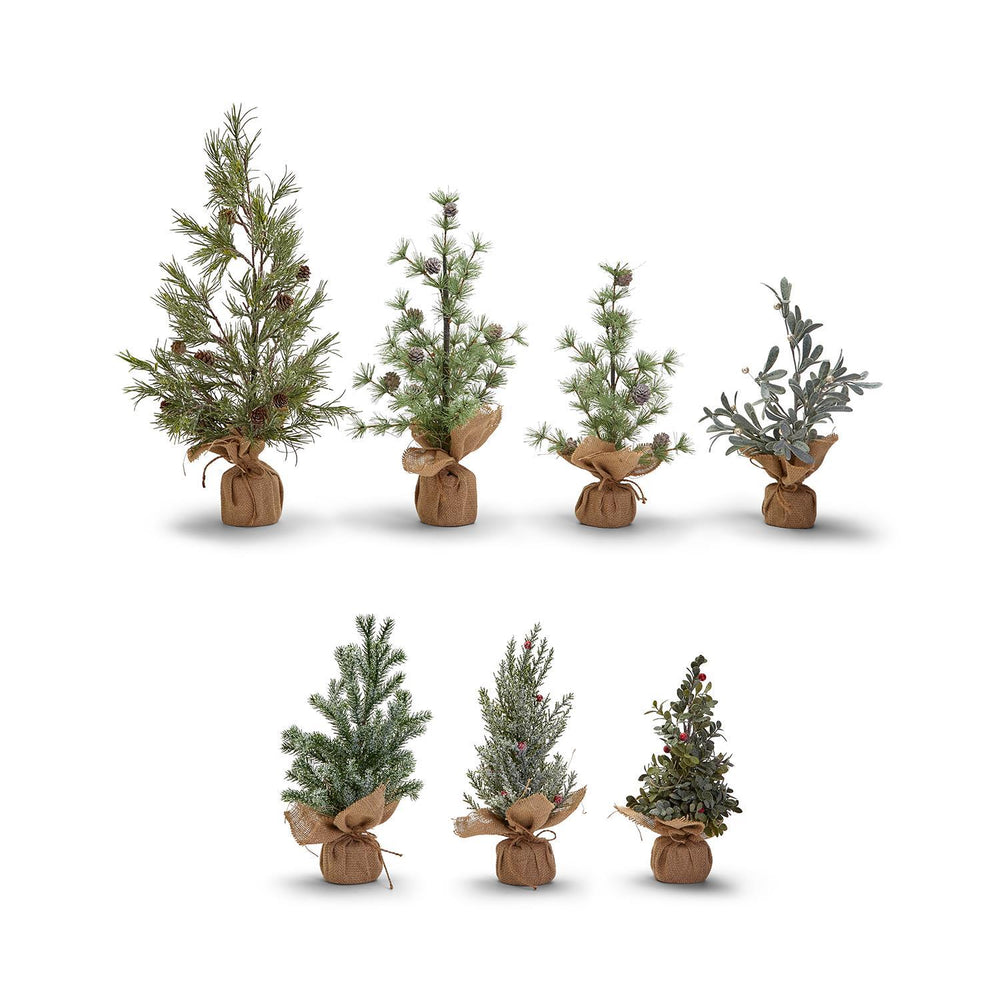 FROSTED EVERGREEN TREES-LG - Kingfisher Road - Online Boutique