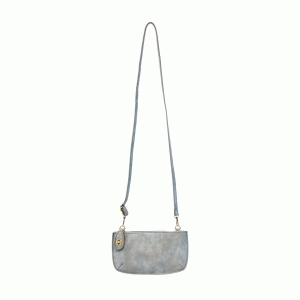 LUX CROSSBODY WRISTLET & CLUTCH-MINERAL BLUE - Kingfisher Road - Online Boutique