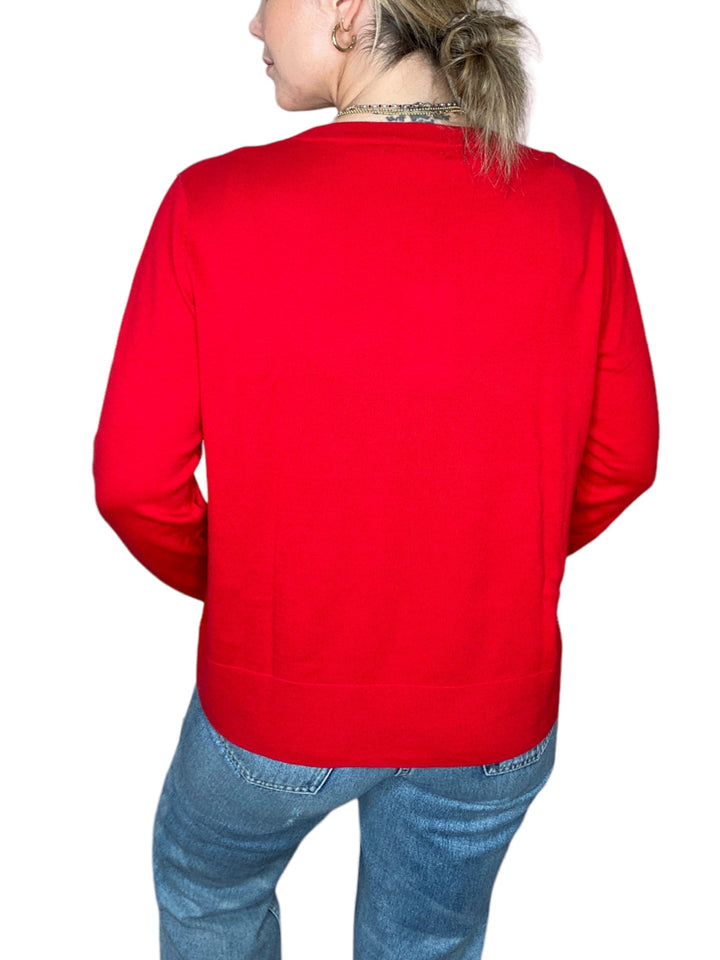 WEST PALM PULLOVER - SCARLET - Kingfisher Road - Online Boutique
