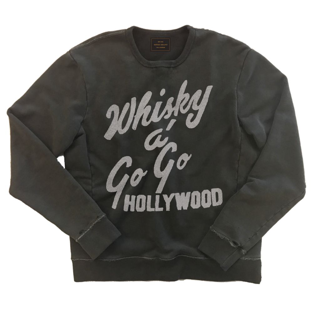 WHISKY A GO GO SWEATSHIRT - VINTAGE BLACK - Kingfisher Road - Online Boutique