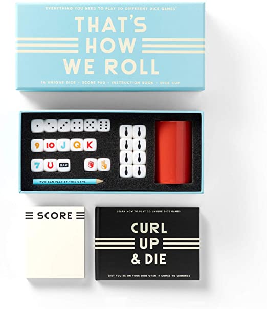 THAT’S HOW WE ROLL-DICE GAME SET - Kingfisher Road - Online Boutique