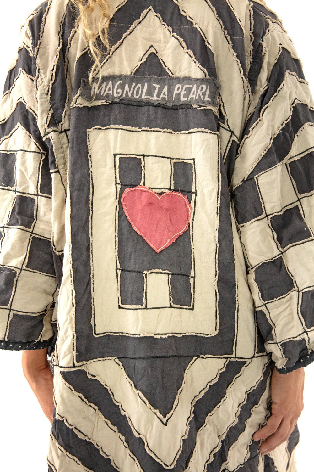 QUILTWORK ESME DRESS COAT - MAGPIE - Kingfisher Road - Online Boutique