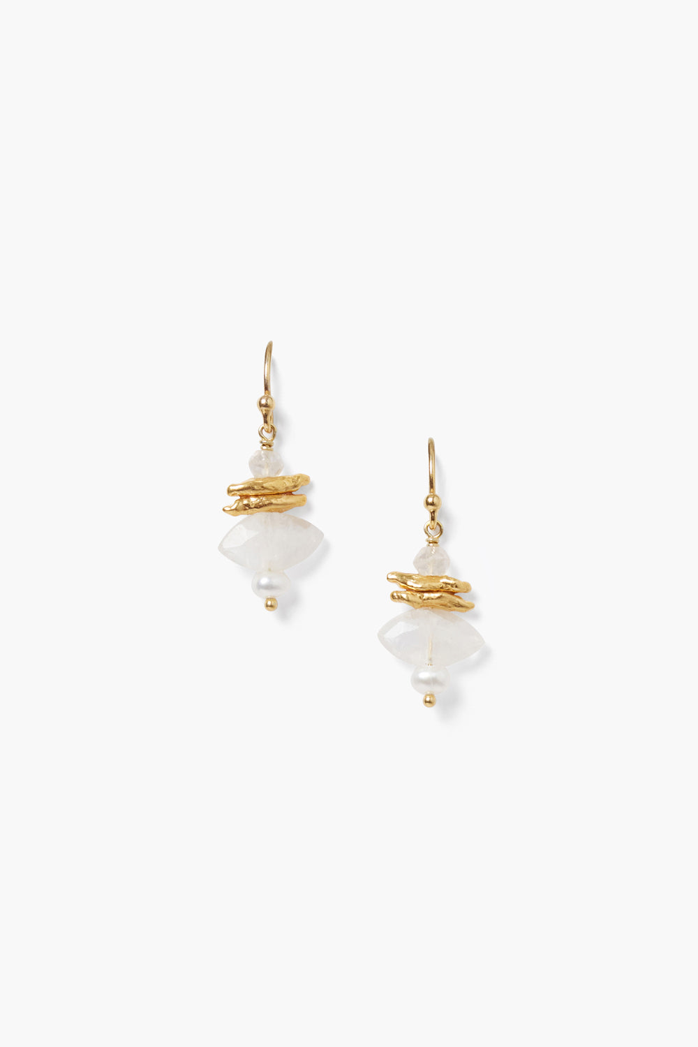 MOONSTONE MIX EARRING - Kingfisher Road - Online Boutique