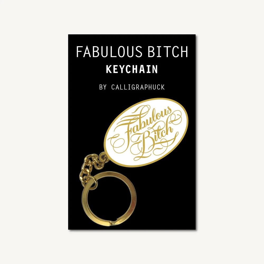 FABULOUS B*TCH KEYCHAIN - Kingfisher Road - Online Boutique