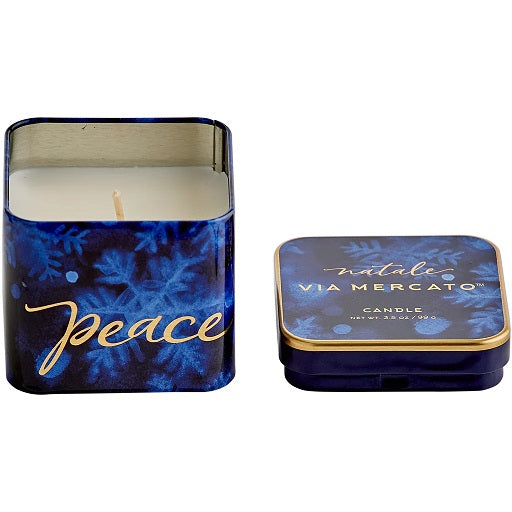 NATALE SQUARE CANDLE-PEACE - Kingfisher Road - Online Boutique