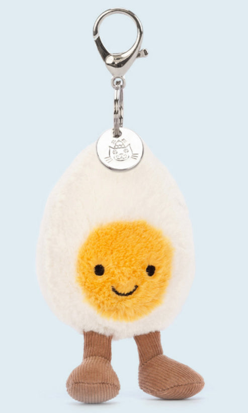 AMUSEABLE HAPPY BOILED EGG BAG CHARM - Kingfisher Road - Online Boutique