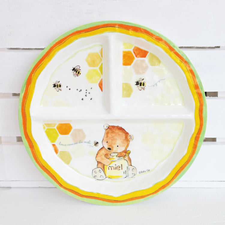 SWEET AS HONEY SUCTION PLATE - Kingfisher Road - Online Boutique