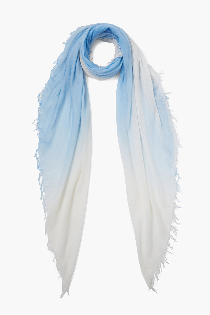DIP DYE SCARF WITH FRINGE - LITTLE BOY BLUE - Kingfisher Road - Online Boutique
