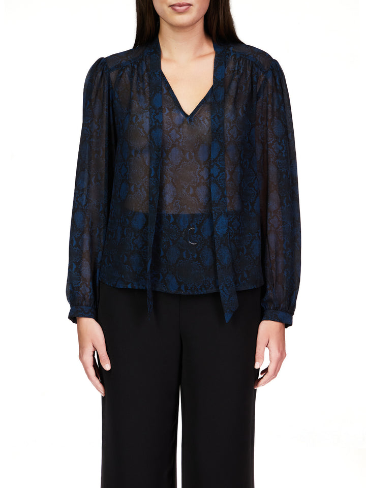 CAMERA POSE BLOUSE - COSMIC SERPENTINE - Kingfisher Road - Online Boutique