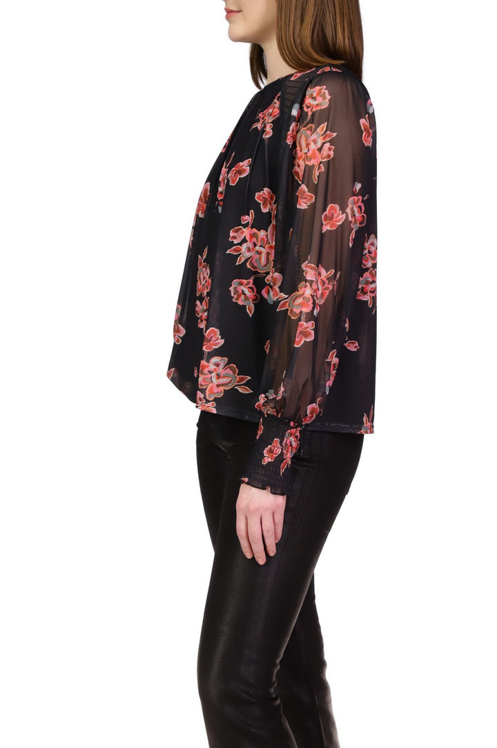 BLOUSY MESH TOP - FALLING GARLAND - Kingfisher Road - Online Boutique