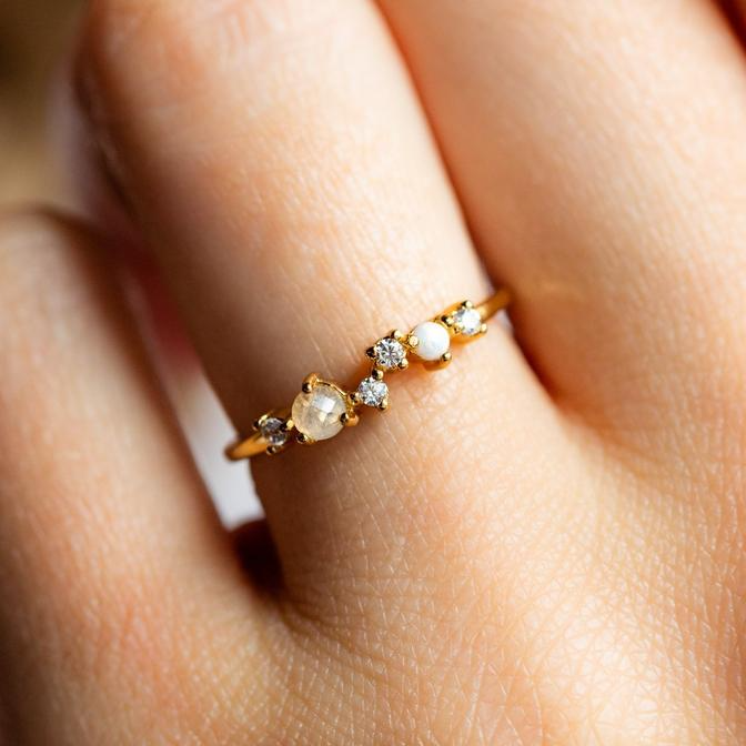 STARRY SKY STACKING RING - Kingfisher Road - Online Boutique