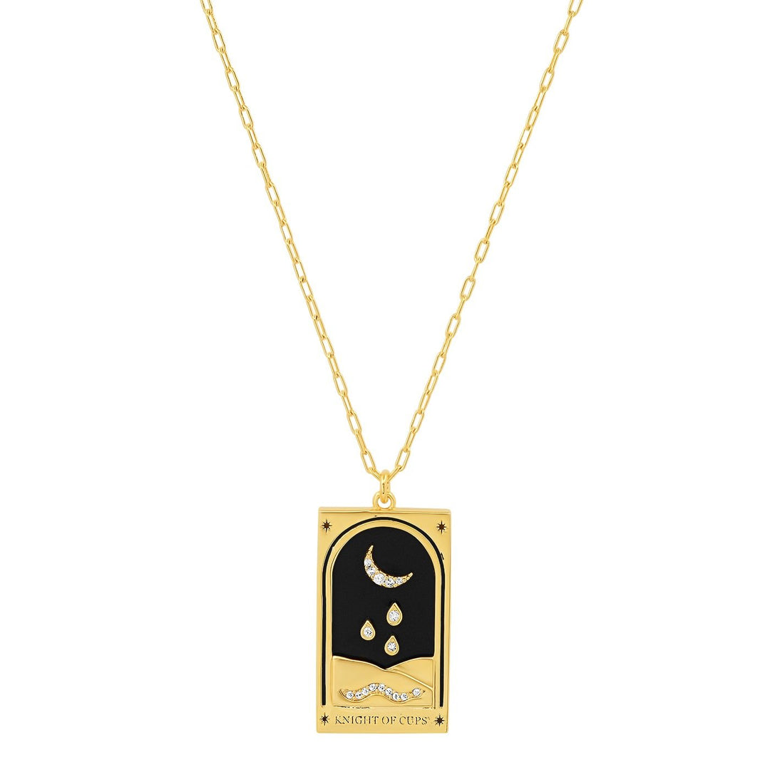 KNIGHT OF CUPS TAROT NECKLACE - Kingfisher Road - Online Boutique