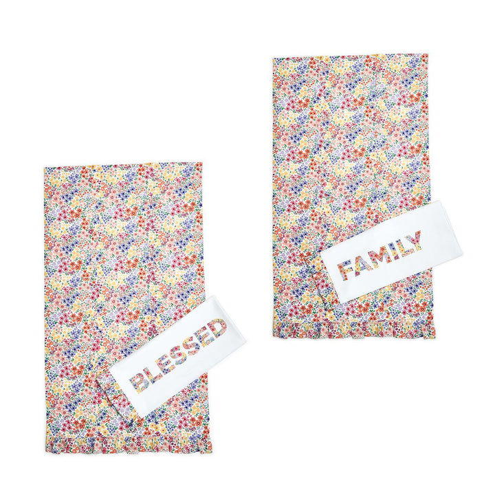 BLOOMS FLORAL PATTERN DISH TOWELS - Kingfisher Road - Online Boutique