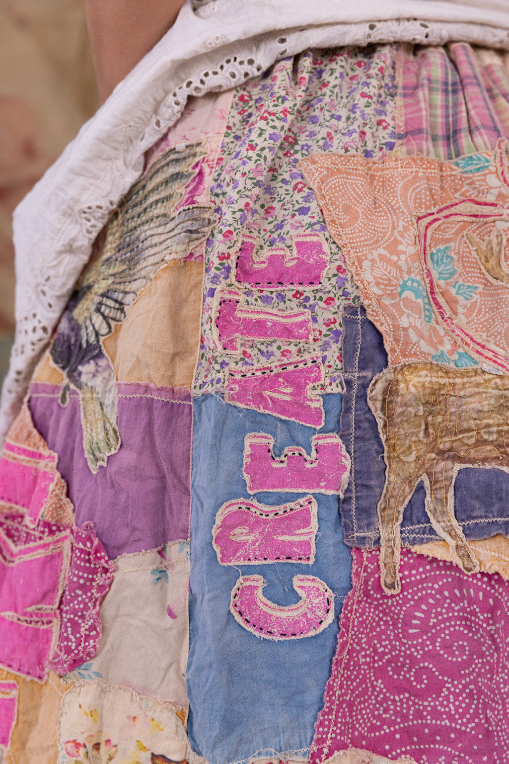 PATCHWORK FAIRYTALE SKIRT - Kingfisher Road - Online Boutique