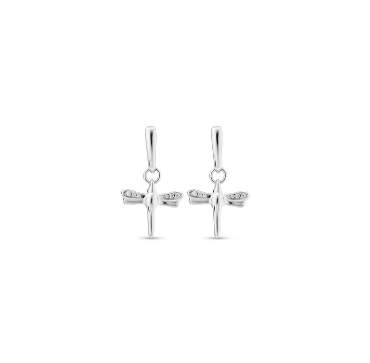 FORTUNE TOPAZ EARRINGS - SILVER - Kingfisher Road - Online Boutique