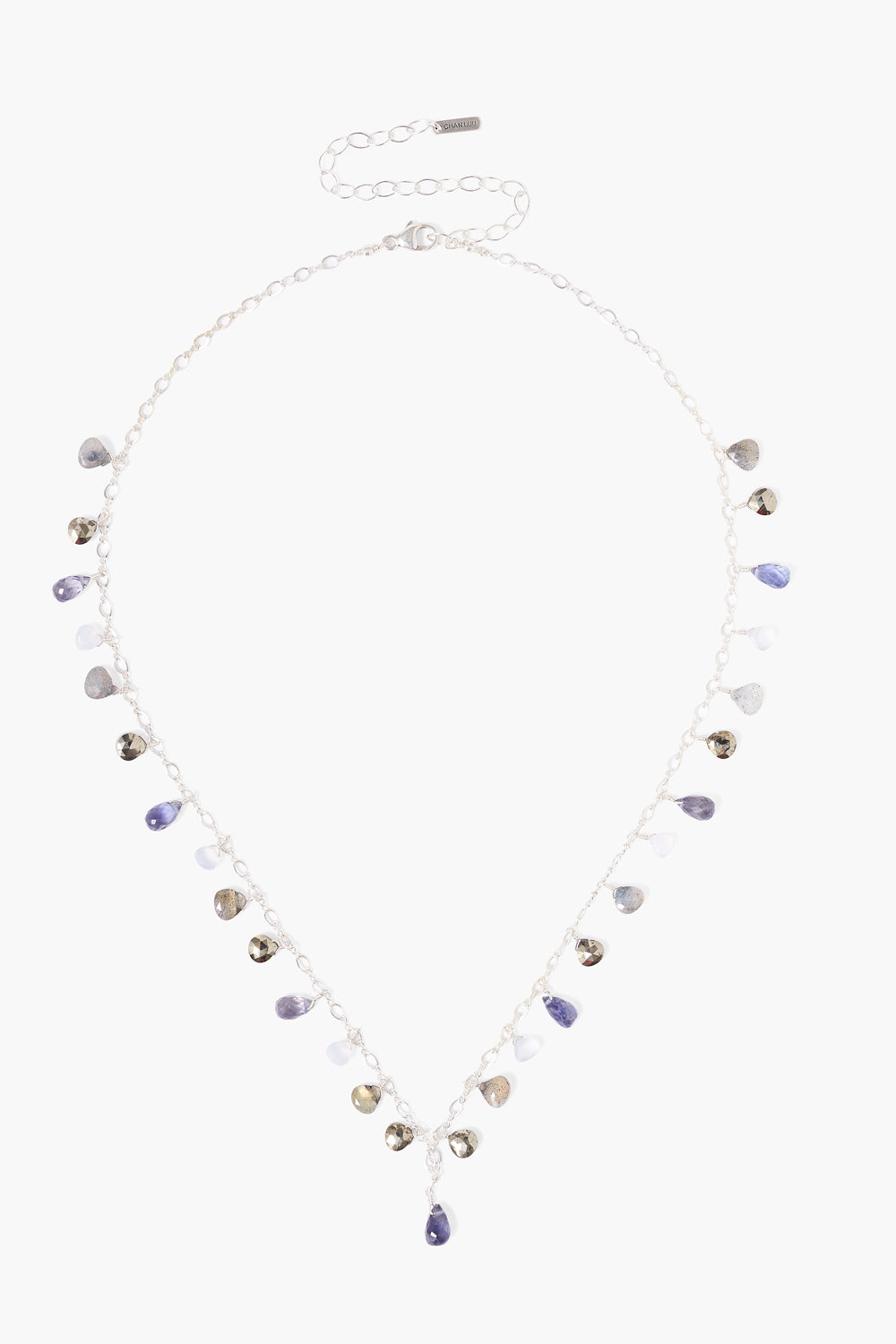 IOLITE MIX MULTI STONE NECKLACE - Kingfisher Road - Online Boutique