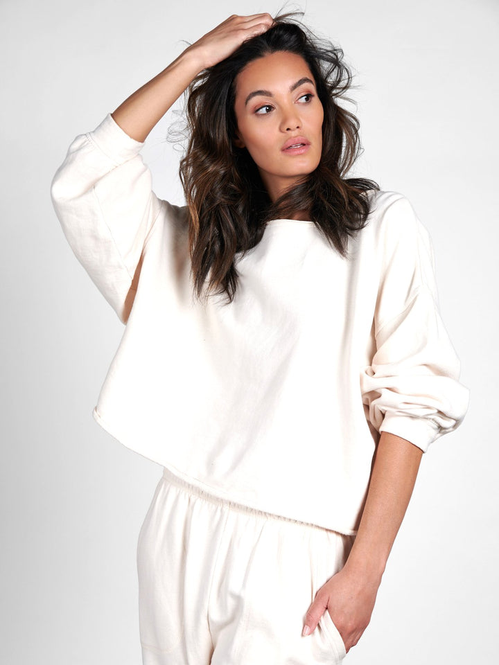 NATURAL-PERFECT SWEATSHIRT - Kingfisher Road - Online Boutique