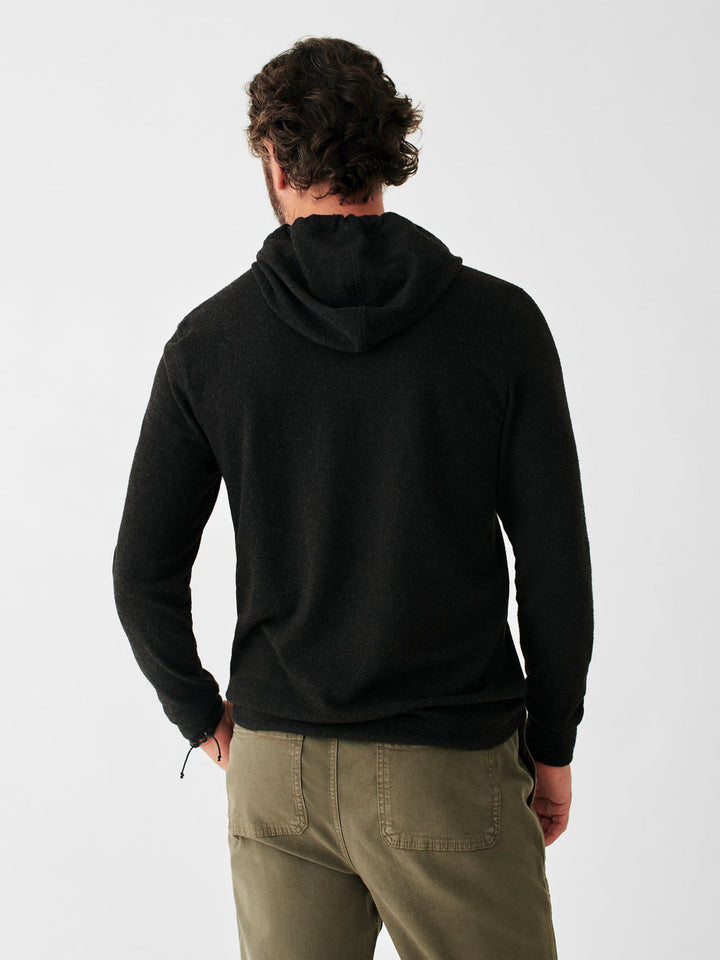 LEGEND SWEATER HOODIE-HEATHERED BLACK TWILL - Kingfisher Road - Online Boutique
