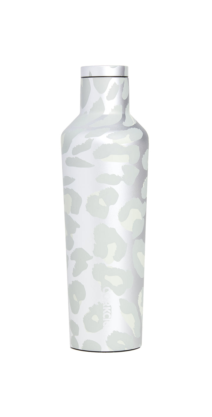 16oz CANTEEN-SNOW LEOPARD - Kingfisher Road - Online Boutique