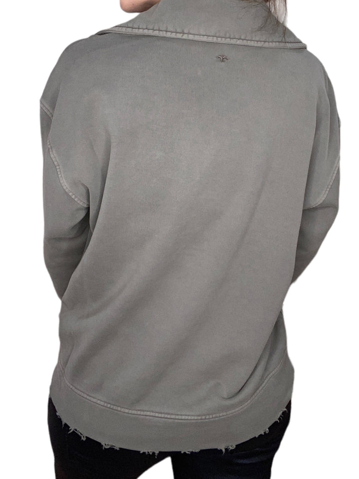 SUTTON PULL ON COLLARED SWEATER - WET SAND - Kingfisher Road - Online Boutique