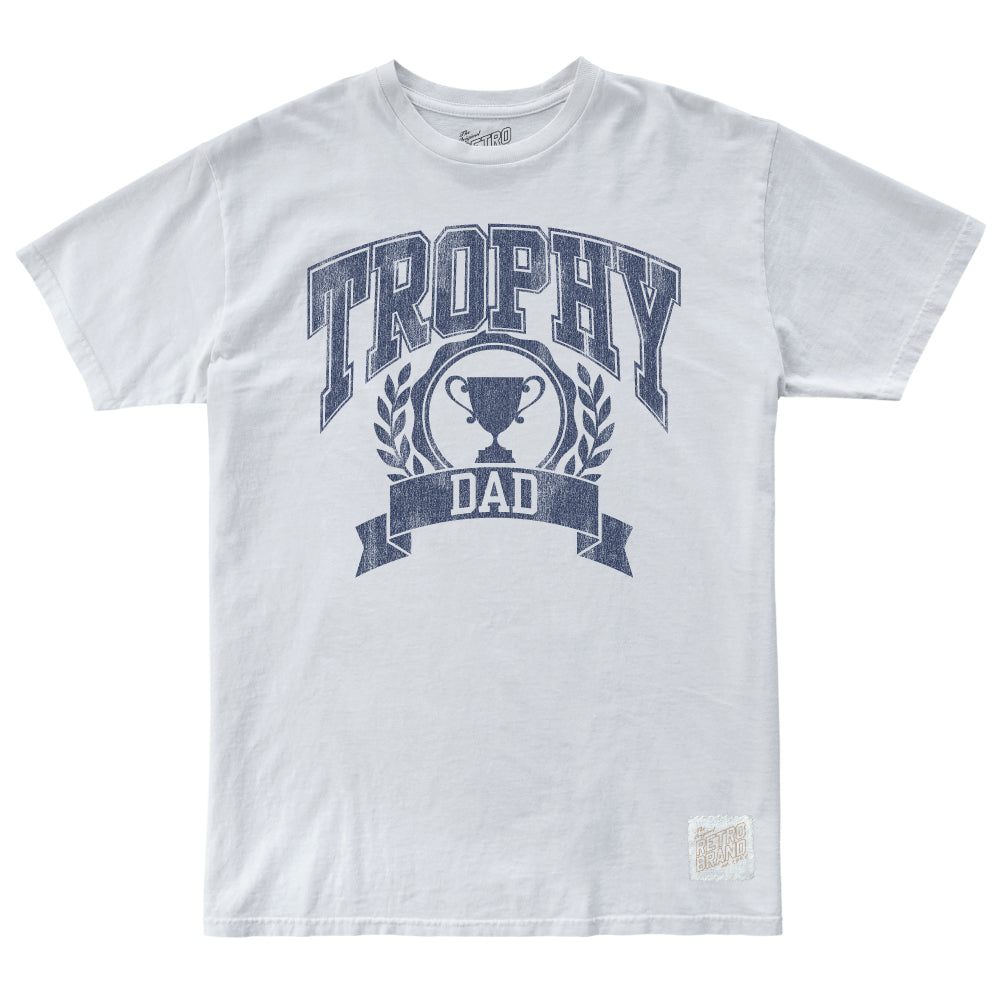 TROPHY DAD TEE-WHITE - Kingfisher Road - Online Boutique